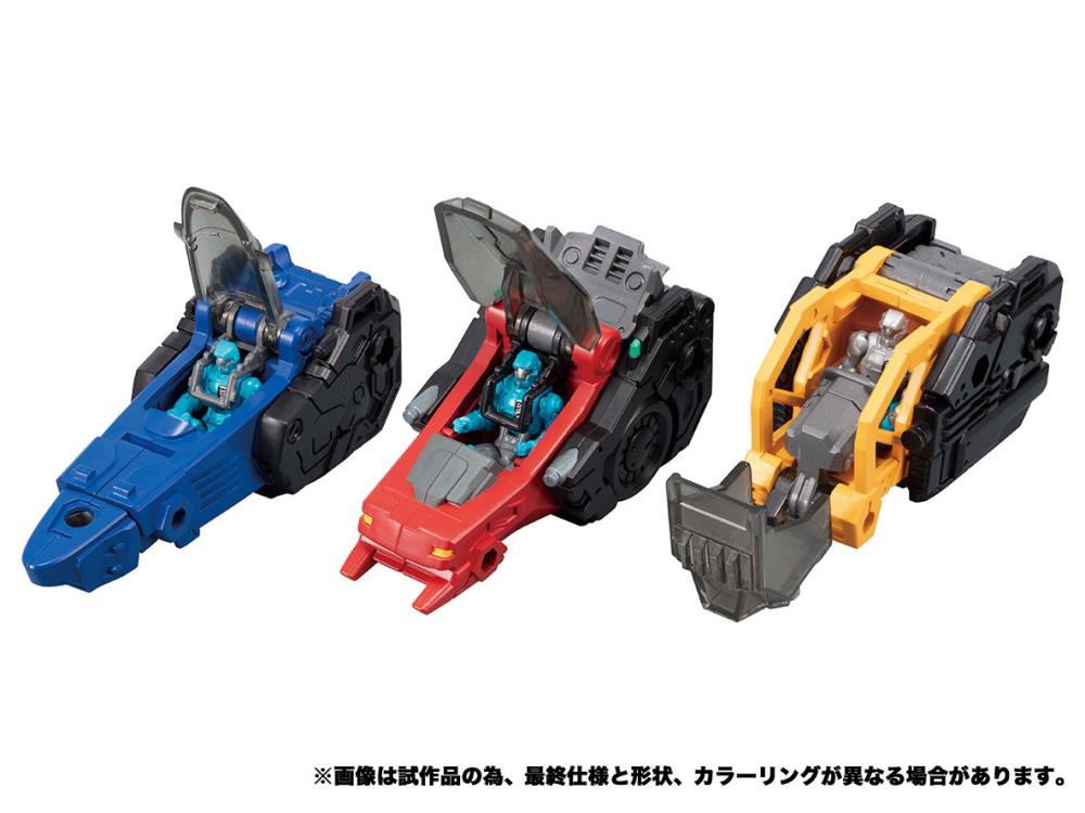 Diaclone Reboot DA-53 Triverse Bullet Core Exclusive Set Gallery Image 5