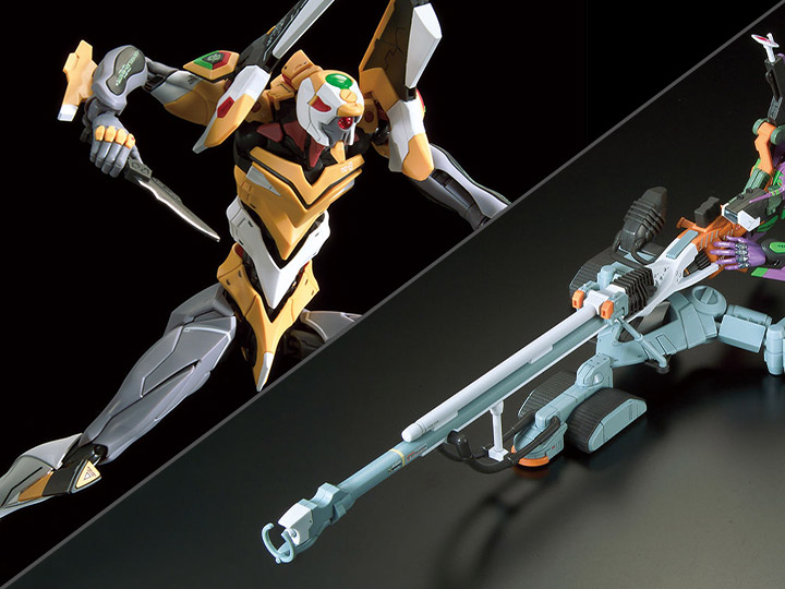Rebuild Evangelion RG EVA Unit-00 & DX Positron Cannon 1/144 Scale Model Kit Set Gallery Image 1