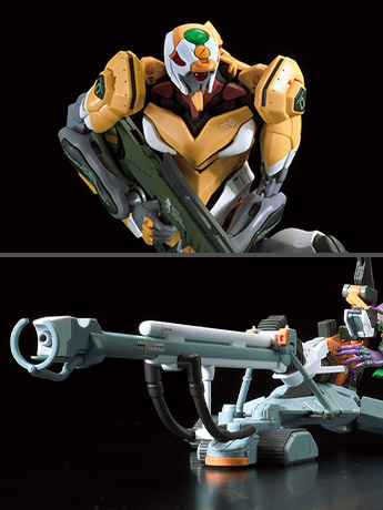 Rebuild Evangelion RG EVA Unit-00 & DX Positron Cannon 1/144 Scale Model Kit Set Gallery Image 2