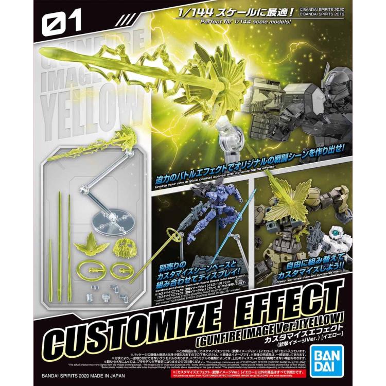 30 Minutes Missions #01 Customize Effect Gunfire (Yellow) Accessory Set Gallery Image 10