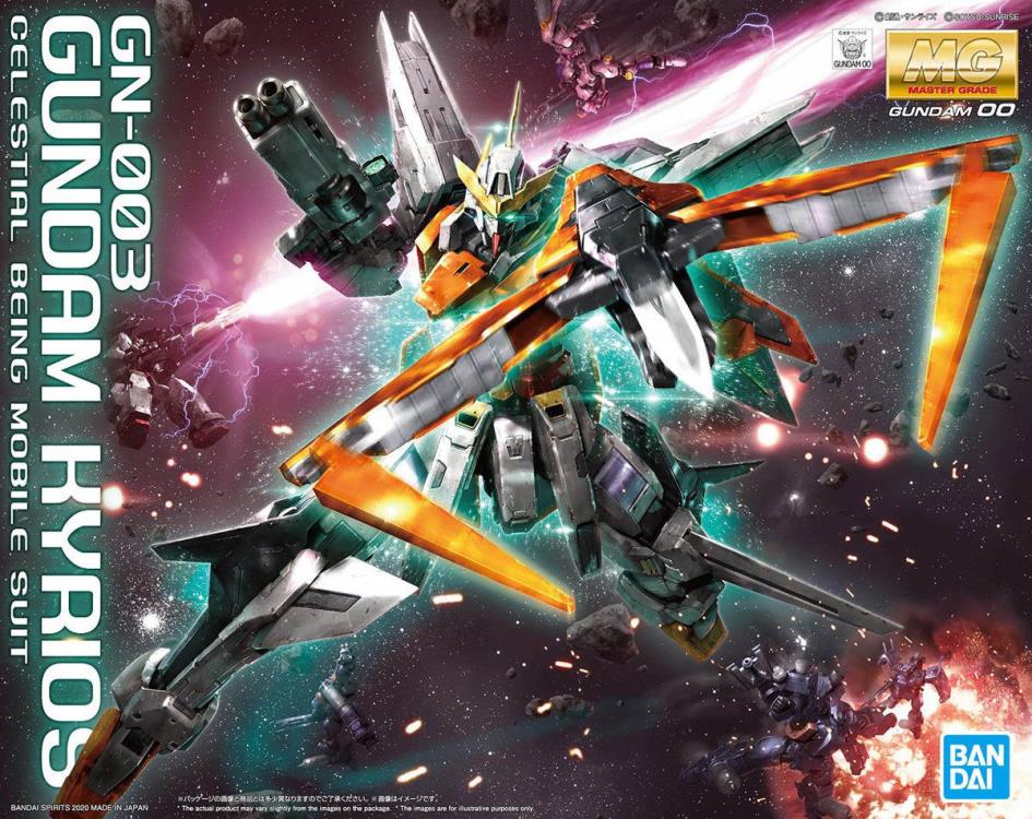 Mobile Suit Gundam 00 MG Gundam Kyrios 1/100 Scale Model Kit Gallery Image 13