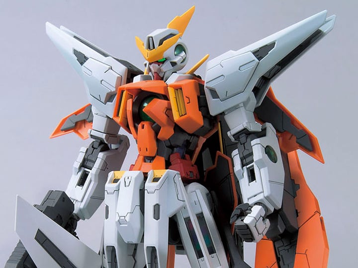 Mobile Suit Gundam 00 MG Gundam Kyrios 1/100 Scale Model Kit Gallery Image 1