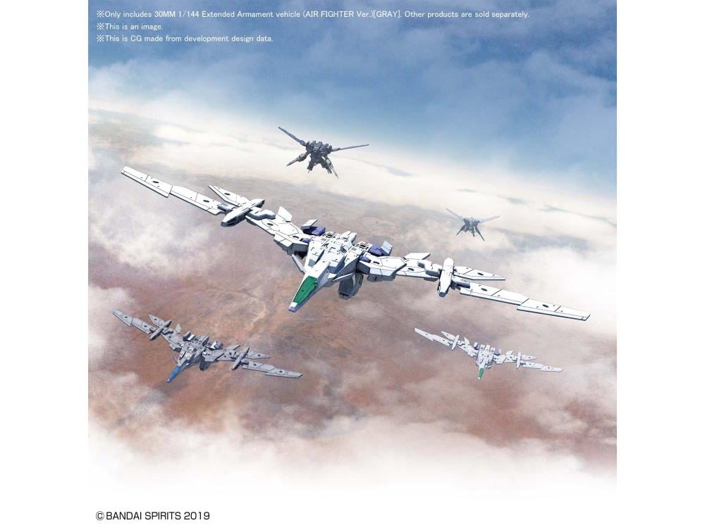 30 Minutes Missions #01 EXA Vehicle (Gray Air Fighter) Model Kit Gallery Image 5