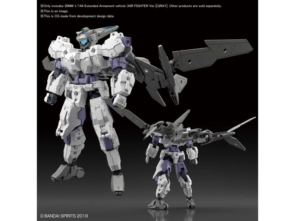 30 Minutes Missions #01 EXA Vehicle (Gray Air Fighter) Model Kit Gallery Image 3