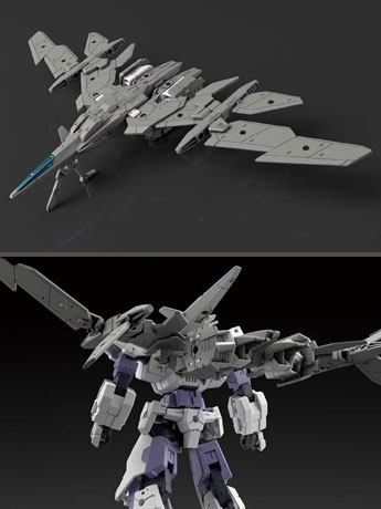 30 Minutes Missions #01 EXA Vehicle (Gray Air Fighter) Model Kit Gallery Image 2