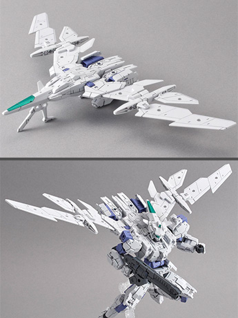 30 Minutes Missions #01 EXA Vehicle (White Air Fighter) Model Kit Gallery Image 2