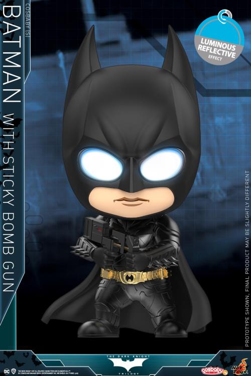 The Dark Knight Trilogy Cosbaby Batman with Sticky Bomb Gun Gallery Image 3