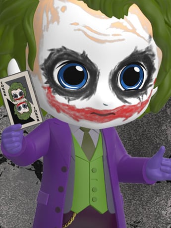 The Dark Knight Trilogy Cosbaby The Joker Gallery Image 2