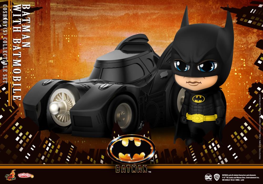Batman (1989) Cosbaby Batman With Batmobile Gallery Image 4