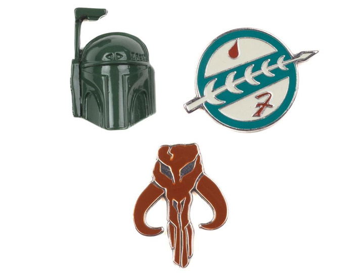 Star Wars Boba Fett Pin Set Gallery Image 1