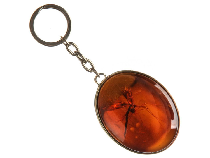 Jurassic Park Resin Mosquito Keychain Gallery Image 1
