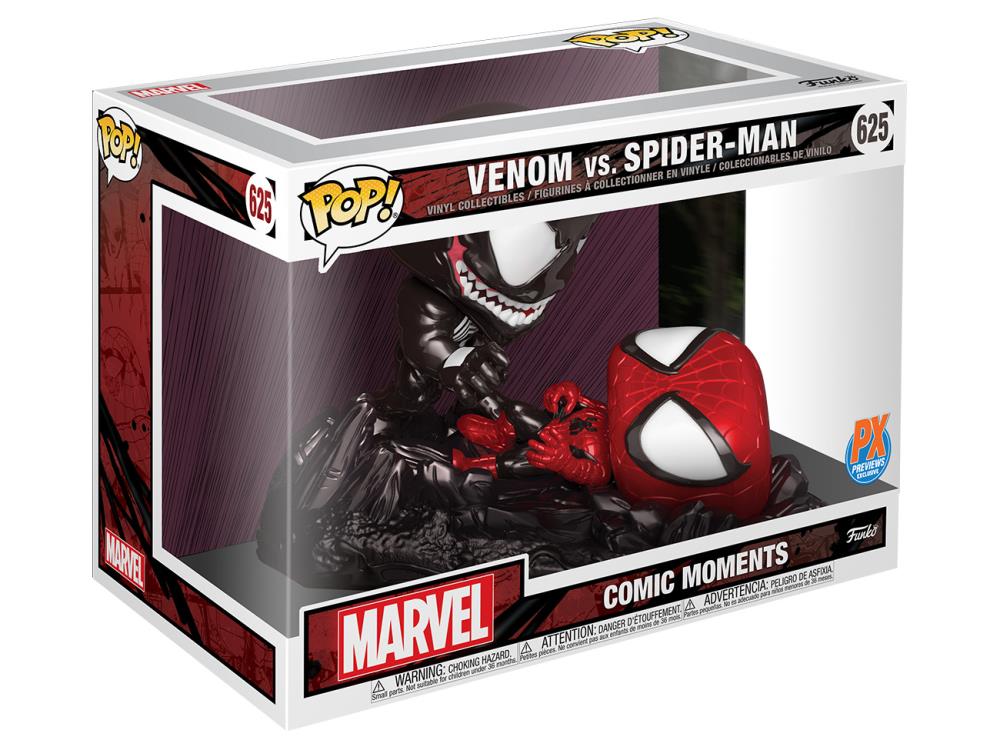 Pop! Marvel: Comic Moments - Venom Vs. Spider-Man PX Previews Exclusive Gallery Image 3