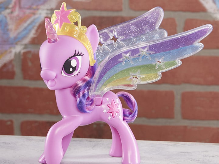 My Little Pony Rainbow Wings Twilight Sparkle Pony Figure with Lights and Moving Wings Gallery Image 1