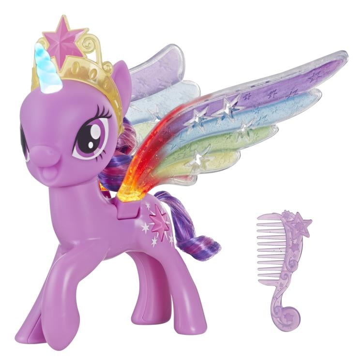 My Little Pony Rainbow Wings Twilight Sparkle Pony Figure with Lights and Moving Wings Gallery Image 3
