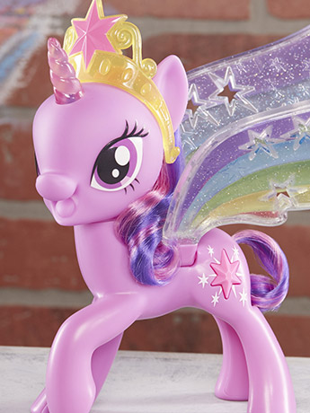 My Little Pony Rainbow Wings Twilight Sparkle Pony Figure with Lights and Moving Wings Gallery Image 2