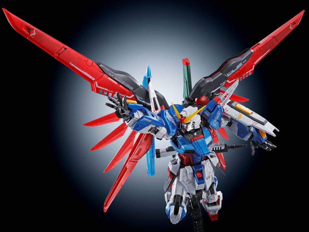 Mobile Suit Gundam SEED Destiny RG Destiny Gundam (Titanium Finish) 1/144 Scale Exclusive Model Kit Gallery Image 7