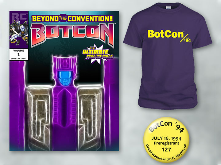 BotCon Beyond The Convention: The Ultimate Product Guide Volume 1 (with T-Shirt & Pin) BBTS Exclusive Gallery Image 1