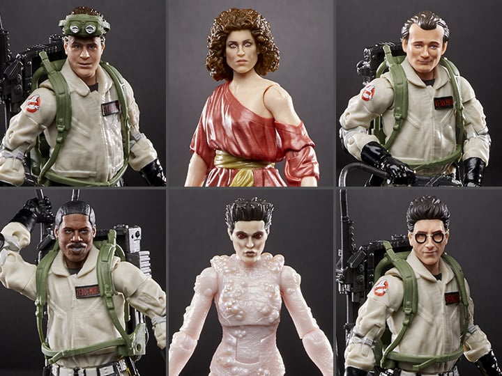 Ghostbusters Plasma Series Wave 1 Set of 6 Figures (Terror Dog BAF) Gallery Image 1