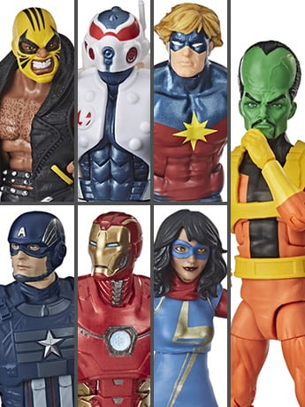 Marvel's Avengers Marvel Legends Wave 1 Set of 7 Action Figures (Abomination BAF) Gallery Image 2