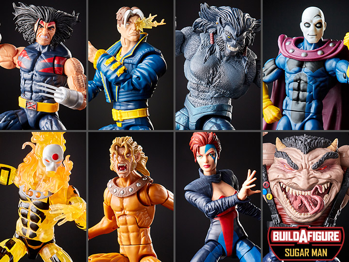 X-Men Marvel Legends Wave 5 Set of 7 Action Figures (Sugar Man BAF)