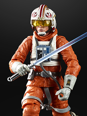 Star Wars 40th Anniversary The Black Series 6" Luke Skywalker (Snowspeeder) Gallery Image 2