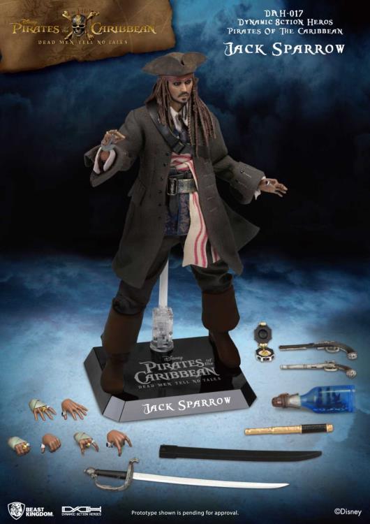 Pirates of the Caribbean Dynamic 8ction Heroes DAH-017 Jack Sparrow Gallery Image 12