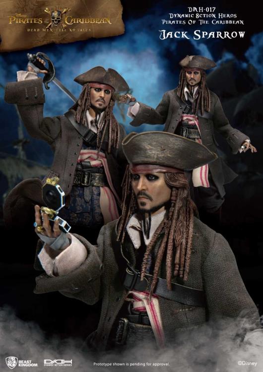 Pirates of the Caribbean Dynamic 8ction Heroes DAH-017 Jack Sparrow Gallery Image 11