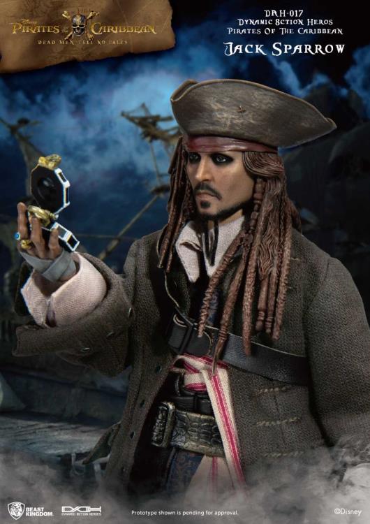 Pirates of the Caribbean Dynamic 8ction Heroes DAH-017 Jack Sparrow Gallery Image 10