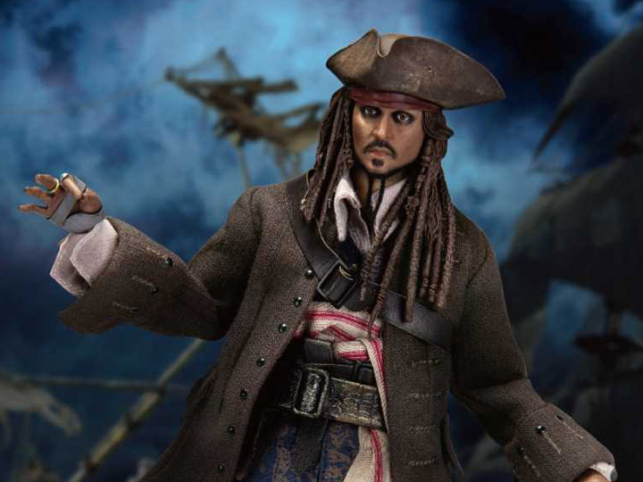 Pirates of the Caribbean Dynamic 8ction Heroes DAH-017 Jack Sparrow Gallery Image 1