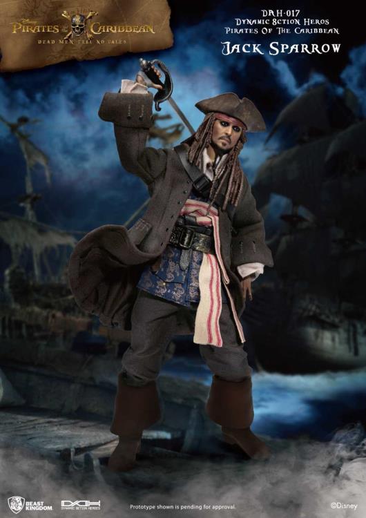 Pirates of the Caribbean Dynamic 8ction Heroes DAH-017 Jack Sparrow Gallery Image 9
