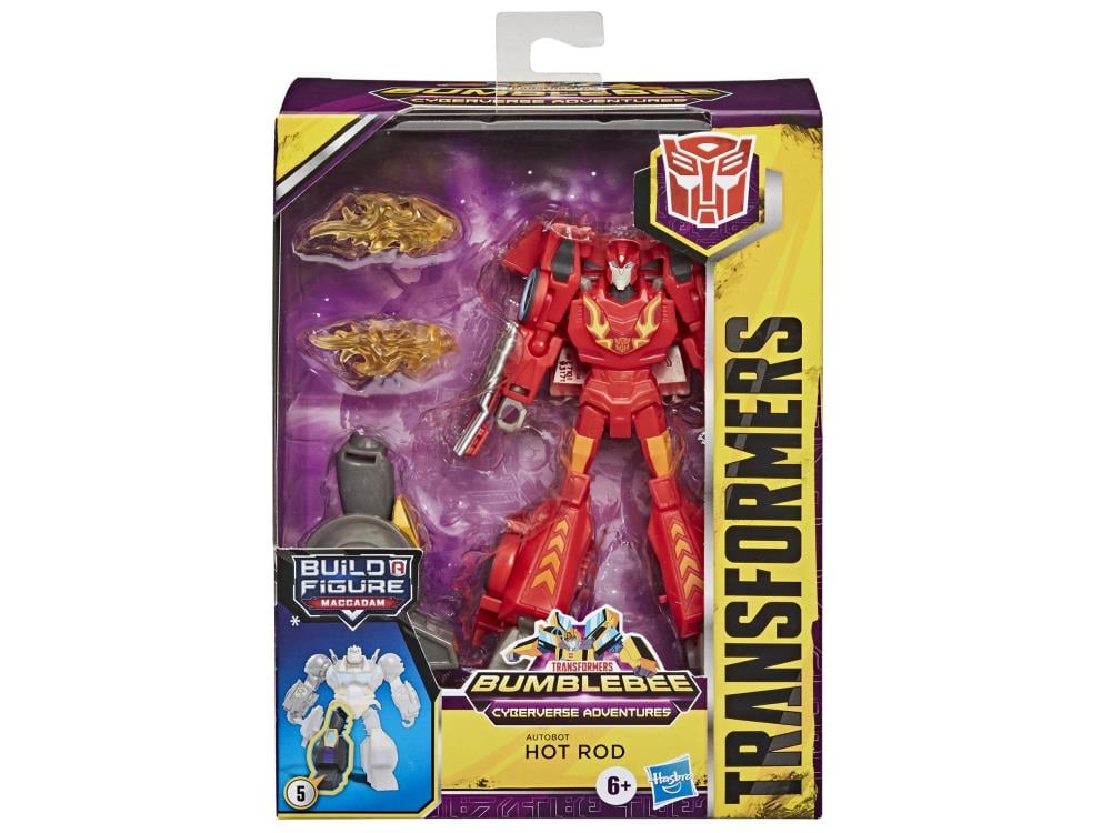 Transformers: Bumblebee Cyberverse Adventures Deluxe Hot Rod (Maccadam BAF) Gallery Image 7