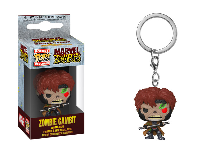 Pocket Pop! Keychain: Marvel Zombies - Gambit Gallery Image 1