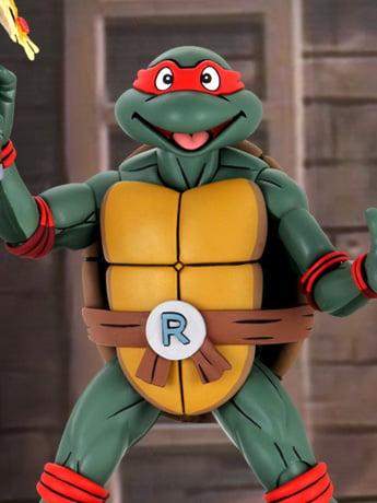 タートルズフィギアTeenageTurtlesMovieStar Raphael 2014 Teenage Mutant Ninja Turtles Combat Warrior Movie Figure