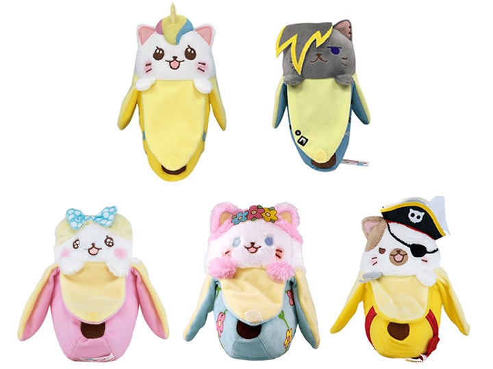 Bananya Box of 6 Plushies Gallery Image 1