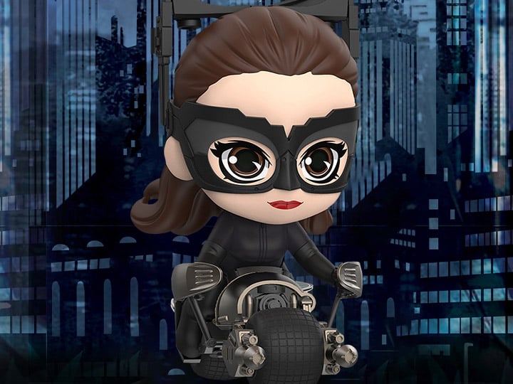 The Dark Knight Trilogy Cosbaby Catwoman with Bat-Pod Gallery Image 1