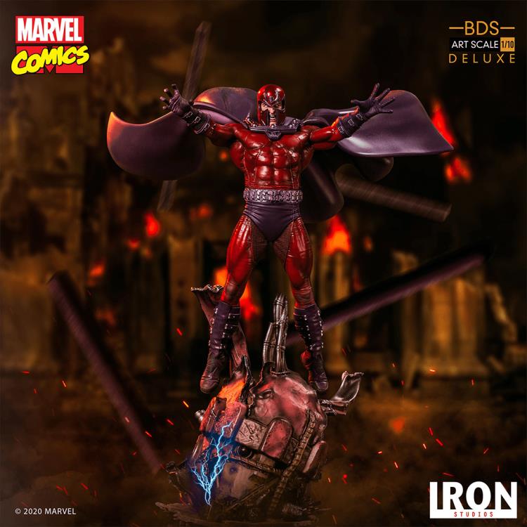 X-Men Battle Diorama Series Magneto 1/10 Deluxe Art Scale Limited Edition Statue Gallery Image 3