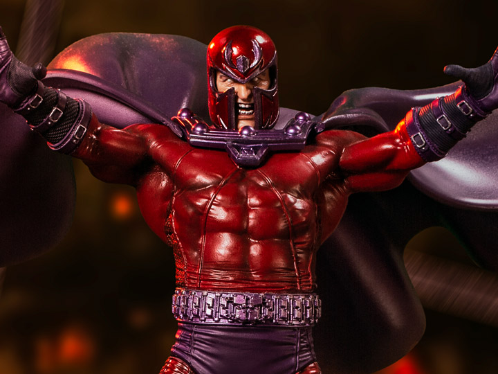 X-Men Battle Diorama Series Magneto 1/10 Deluxe Art Scale Limited Edition Statue Gallery Image 1