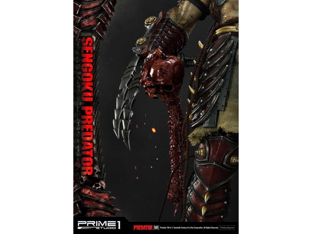 Predator Premium Masterline Sengoku Predator 1/4 Scale Exclusive Statue Gallery Image 21