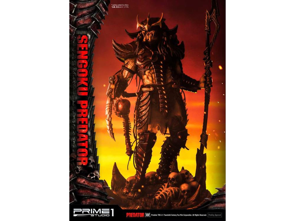 Predator Premium Masterline Sengoku Predator 1/4 Scale Exclusive Statue Gallery Image 27