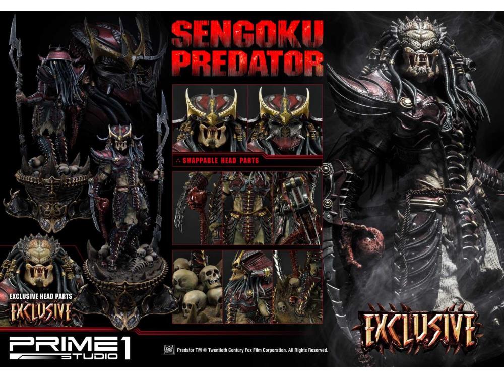 Predator Premium Masterline Sengoku Predator 1/4 Scale Exclusive Statue Gallery Image 34