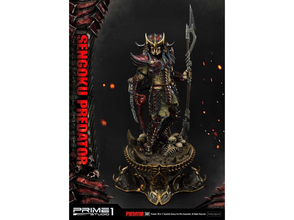 Predator Premium Masterline Sengoku Predator 1/4 Scale Exclusive Statue Gallery Image 4