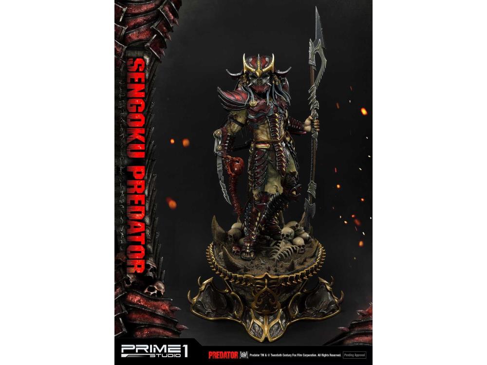 Predator Premium Masterline Sengoku Predator 1/4 Scale Exclusive Statue Gallery Image 8