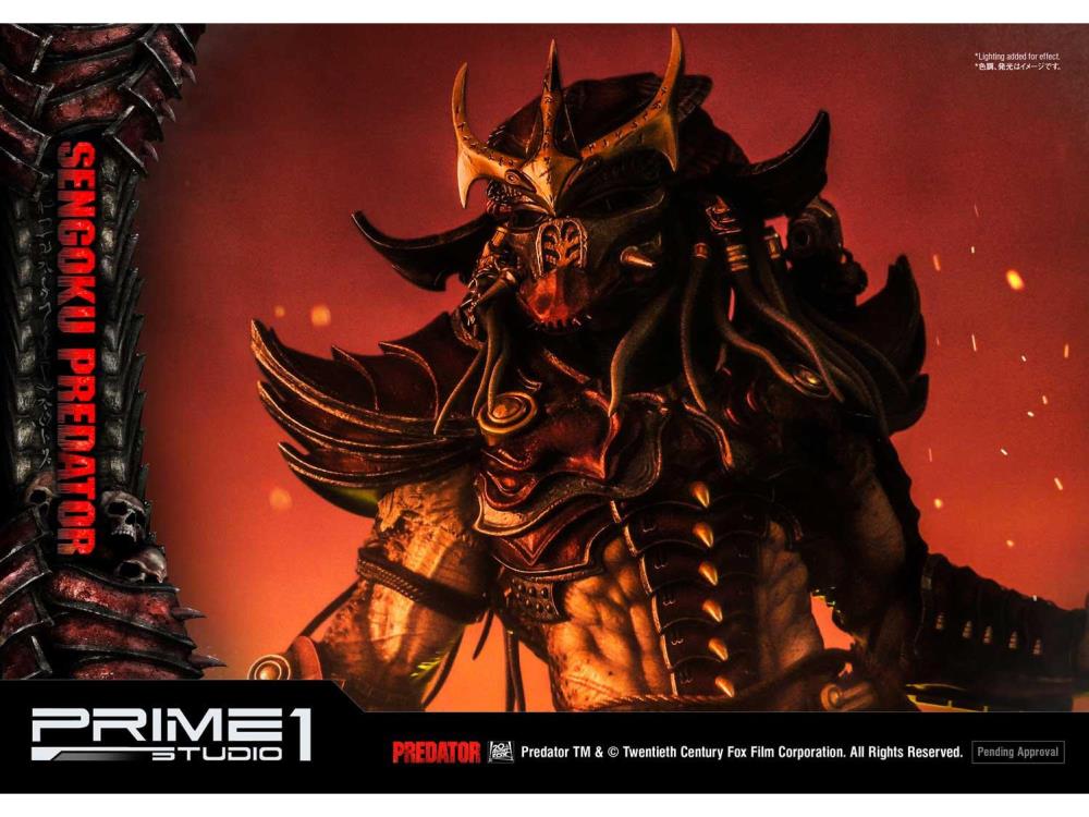 Predator Premium Masterline Sengoku Predator 1/4 Scale Exclusive Statue Gallery Image 28