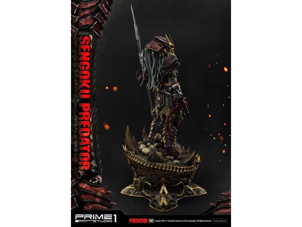 Predator Premium Masterline Sengoku Predator 1/4 Scale Exclusive Statue Gallery Image 7