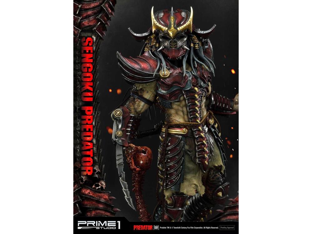 Predator Premium Masterline Sengoku Predator 1/4 Scale Exclusive Statue Gallery Image 9