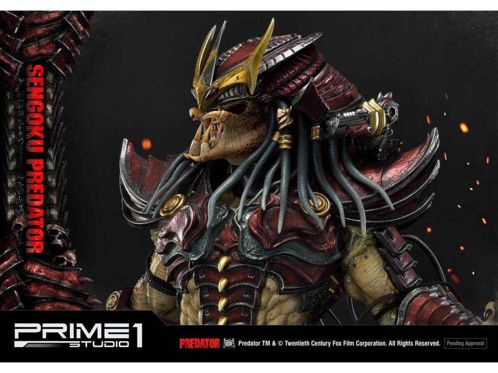 Predator Premium Masterline Sengoku Predator 1/4 Scale Exclusive Statue Gallery Image 12