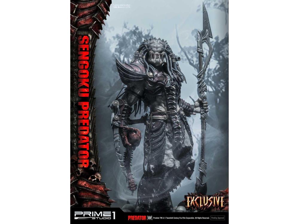 Predator Premium Masterline Sengoku Predator 1/4 Scale Exclusive Statue Gallery Image 37
