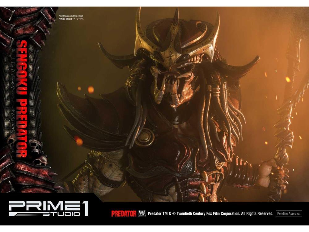 Predator Premium Masterline Sengoku Predator 1/4 Scale Exclusive Statue Gallery Image 29