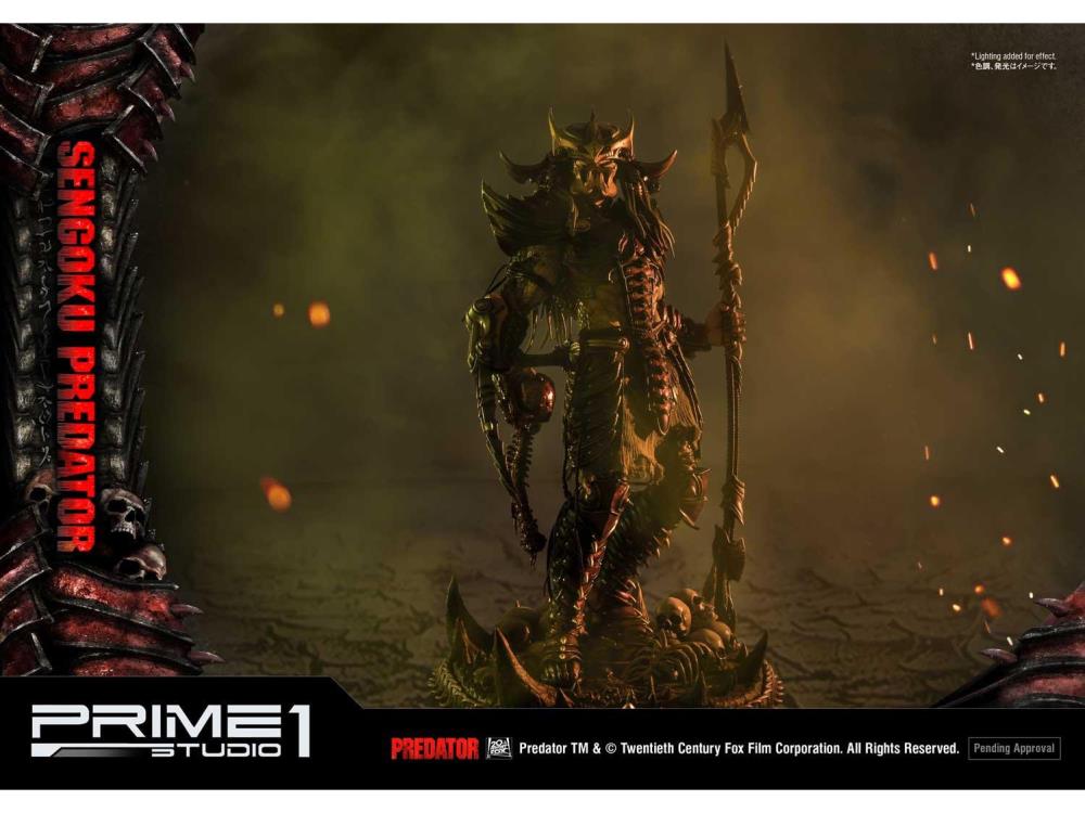 Predator Premium Masterline Sengoku Predator 1/4 Scale Exclusive Statue Gallery Image 31