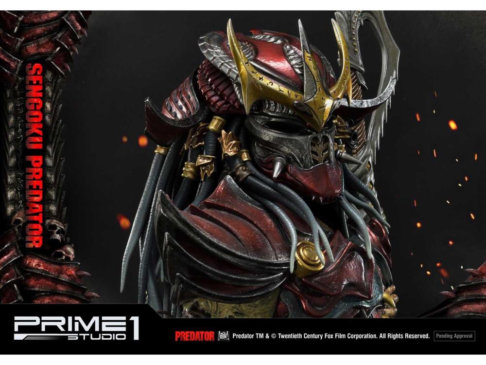 Predator Premium Masterline Sengoku Predator 1/4 Scale Exclusive Statue Gallery Image 17